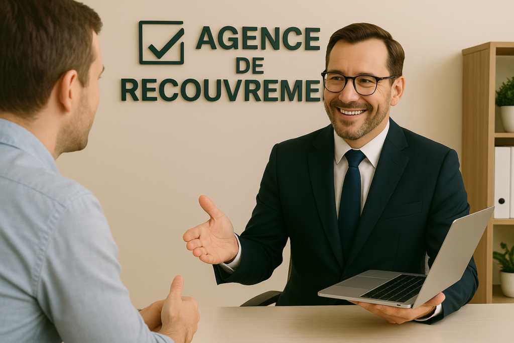Un agent de recouvrement amiable