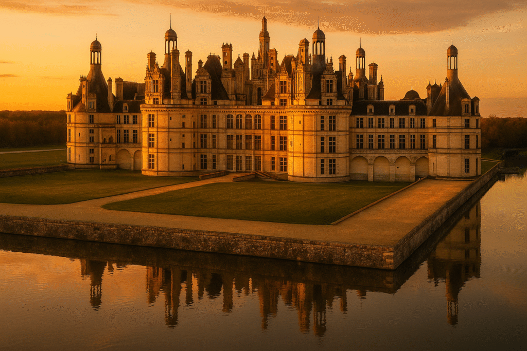 Vue aérienne d’un château ancien à assurer